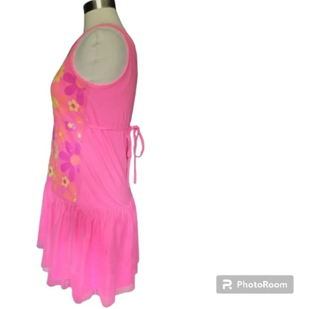 JUSTICE PINK SEQUIN SUMMER DRESS - 18